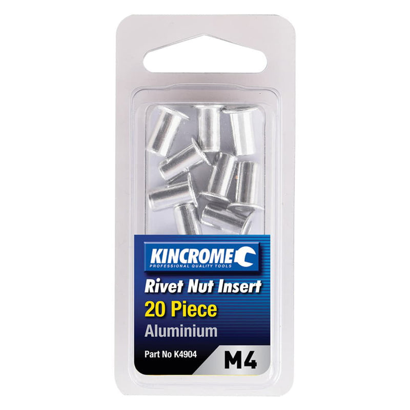 Rivet Nut M4 Pk20 Alum