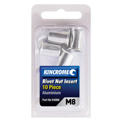 Rivet Nut M8 Pk10 Alum