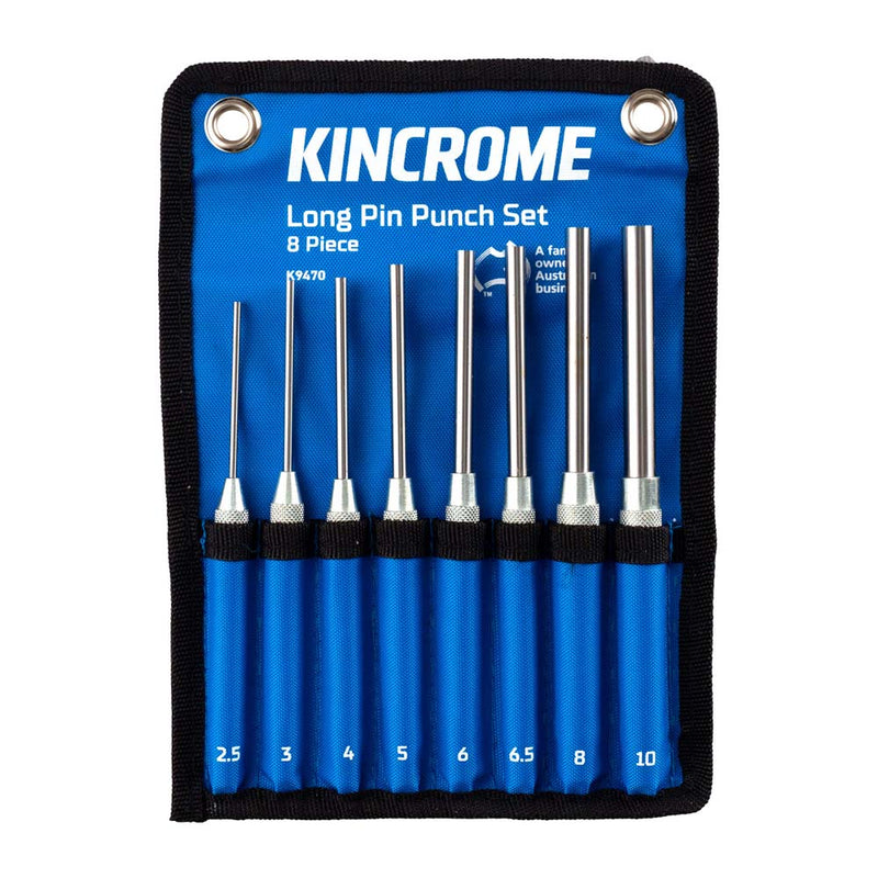 Pin Punch Set Long 8 Piece Kincrome