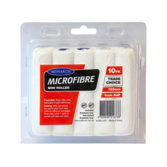 Mini Roller Microfibre 100mmx4mm 10pk Monarch