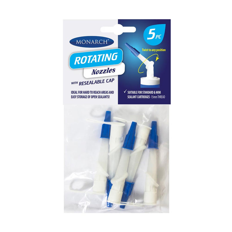 Nozzel Rotating Caulking 5pk Monarch