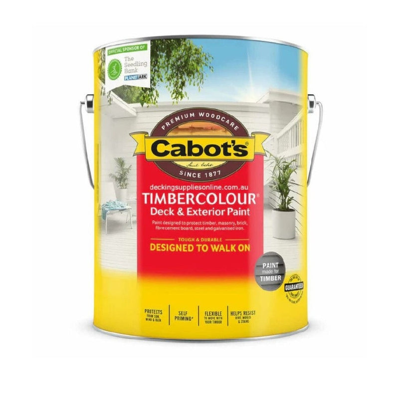 Cabot's Timbercolour Paint White 10L