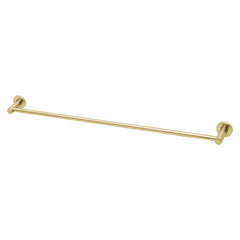 Towel Rail Sgl 800mm Radii Brushed Gold