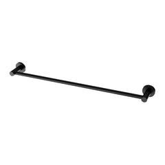Towel Rail Sgl 600mm Radii Matt Black