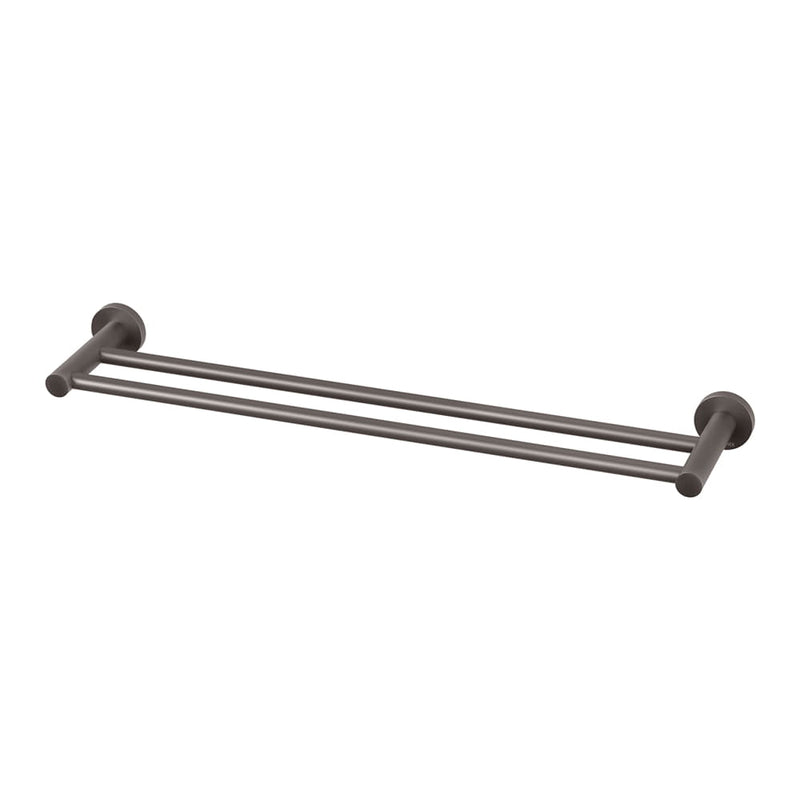 Towel Rail Dbl 600mm Radii Gun Metal