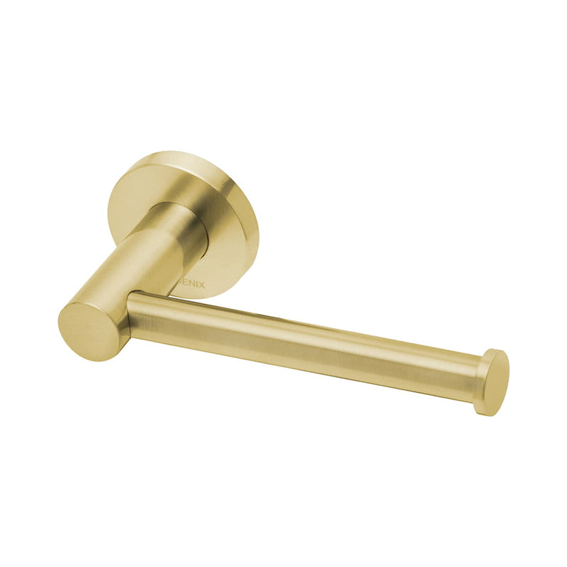 Toilet Roll Holder Radii Brushed Gold