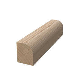 Porta Glass Bead Round 11 x 9 x 2400mm Tas Oak