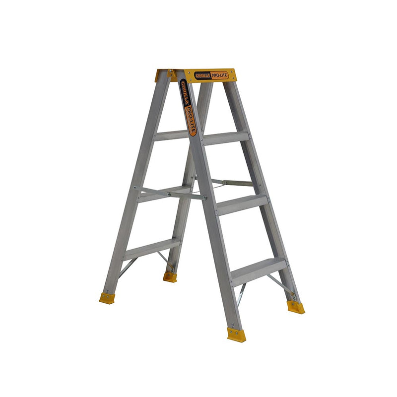 Ladder Double Sided 4 Step Pro-Lite Gorilla