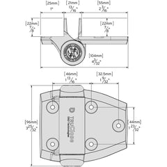 D&D TruClose Hinges Metal / Wood Gates
