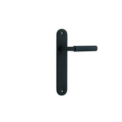 Door Lever Brunswick Oval Latch Matt Black