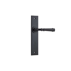 Door Lever Verona Chamfered Latch Matt Black