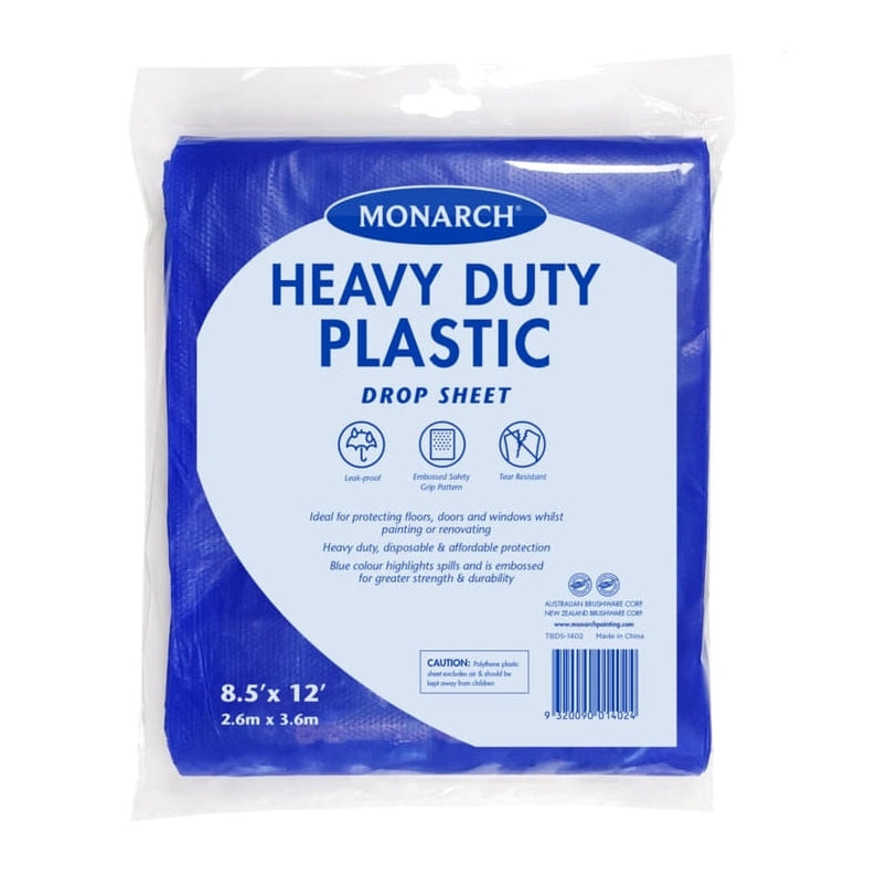 Plastic Drop Sheet Heavy Duty 2.6m x 3.6m Medium