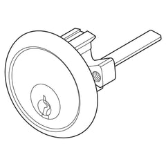 Whitco Replacement Rim Cylinder Brass