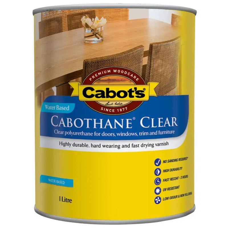 Cabot's Cabothane Water Based Satin 1L