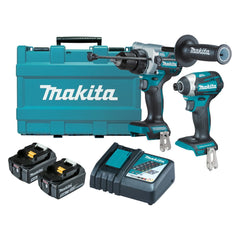 DLX2142T Brushless Drill/Impact Driver Kit Makita 2 X 5.0ah Batteries