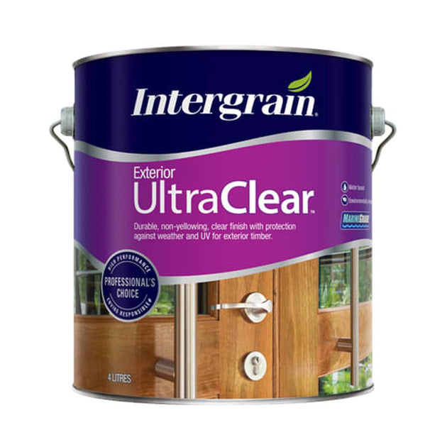 Intergrain Ultraclear Exterior Matt 4L | Paddington Hardware
