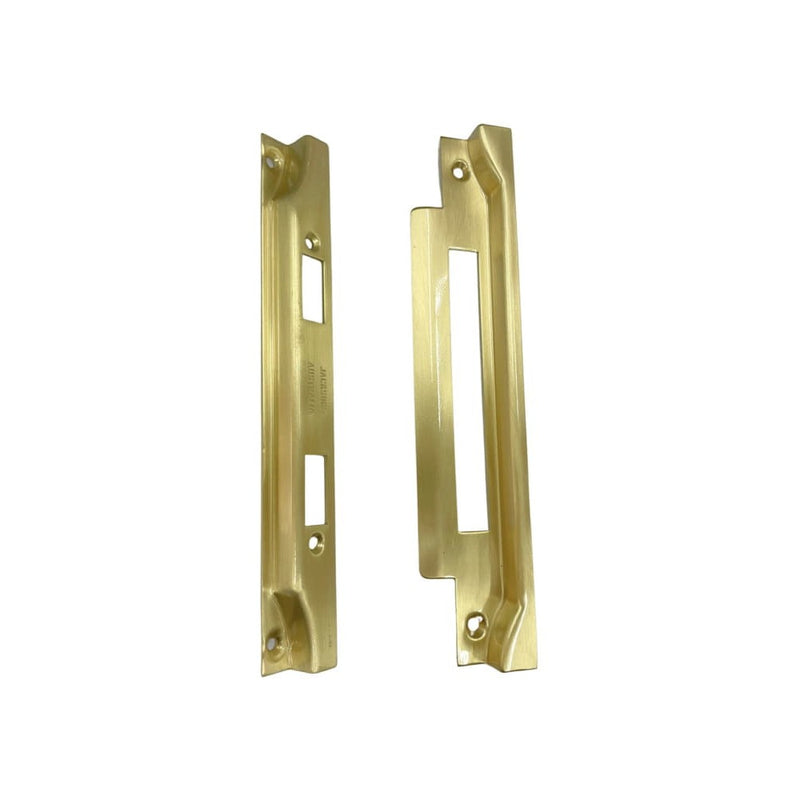 Jackson's Lock Plate Kit Rebated Long Satin Brass