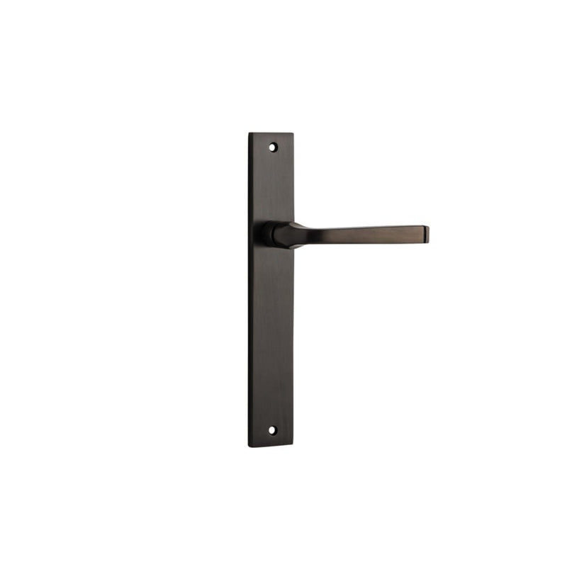 Door Lever Annecy Rectangular Latch Signature Brass