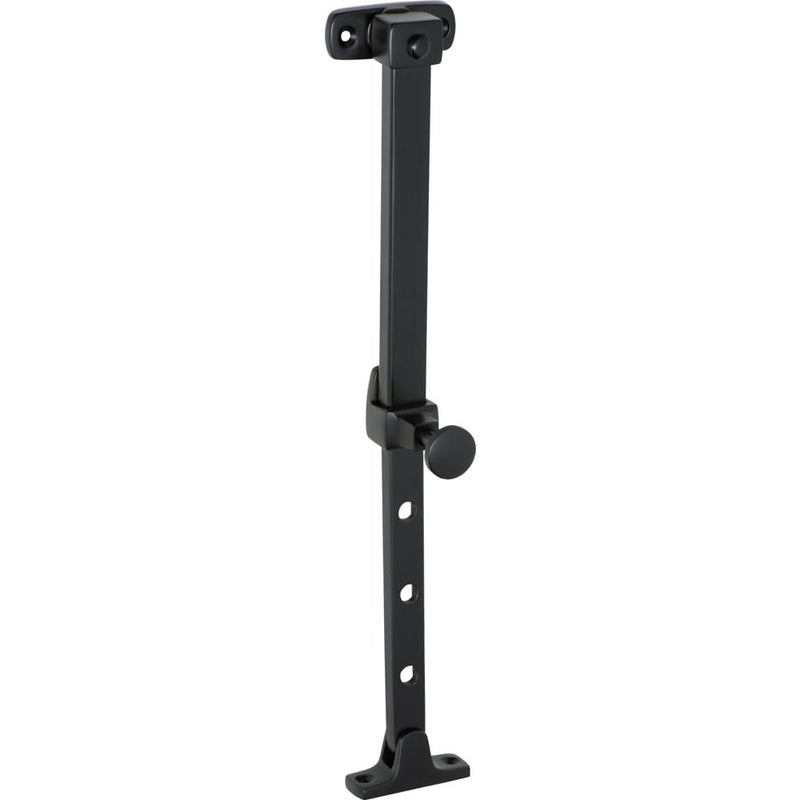 Casement Stay Telescopic Pin Matt Black