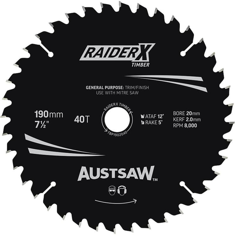 Predator Saw Blade 190mm x 40T