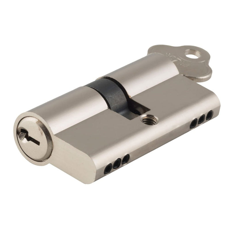 Euro Cylinder Key 3 Pin Satin Nickel L45mm