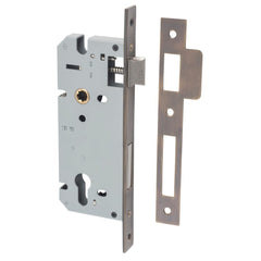 Mortice Lock Euro Signature Brass CTC85mm Backset 45mm