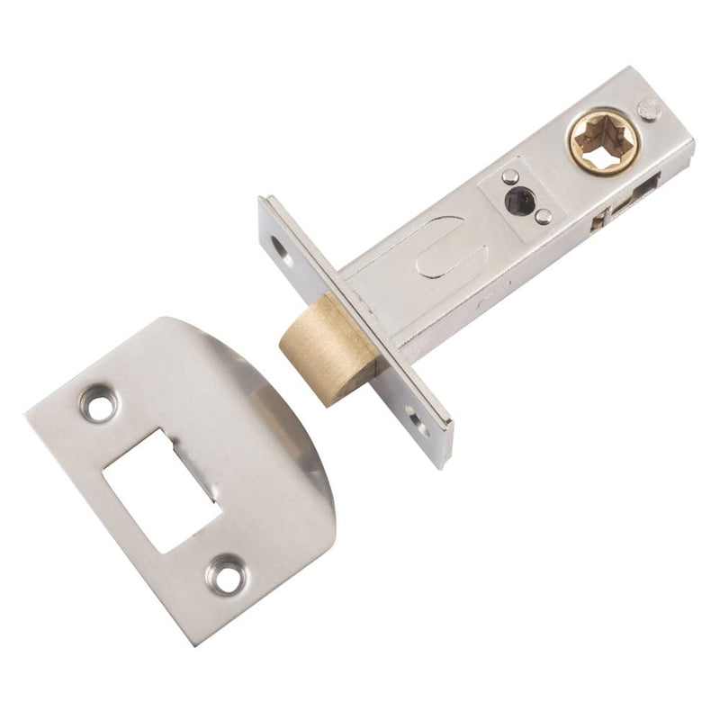 Tube Latch Split Cam 'D' Striker Satin Nickel Backset 60mm