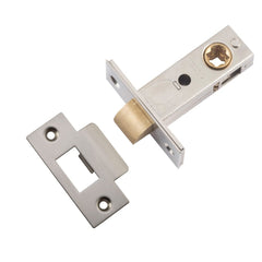 Tube Latch Split Cam 'T' Striker Satin Nickel Backset 45mm