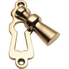 Escutcheon Covered Polished Brass