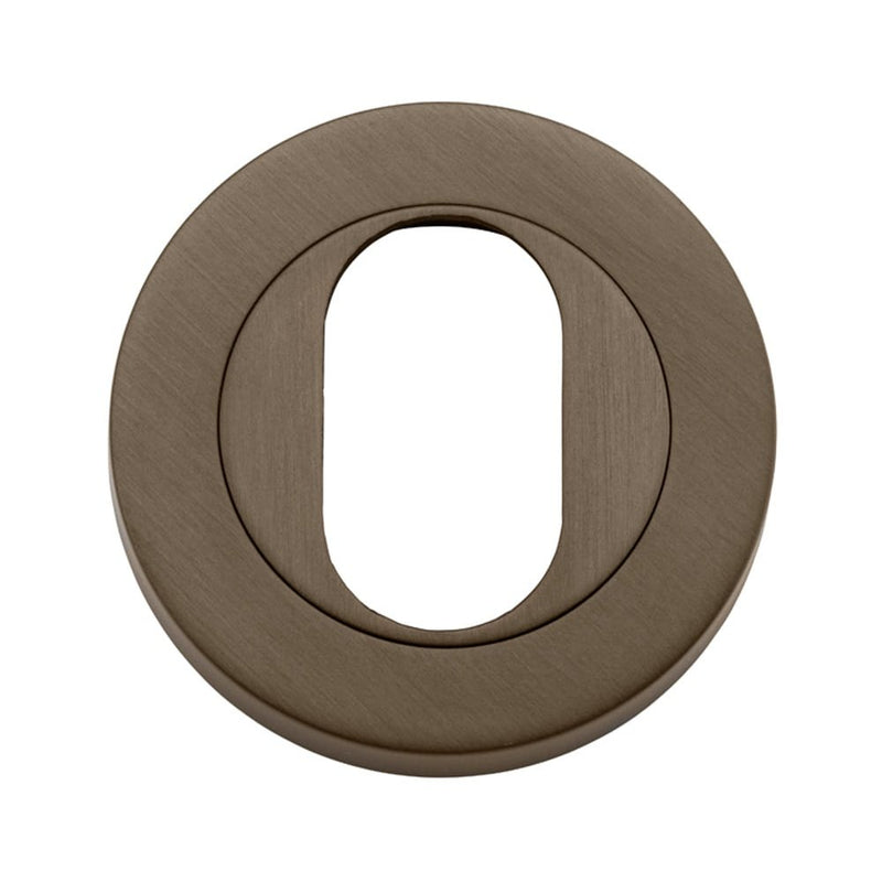 Escutcheon Oval Round Pair Signature Brass