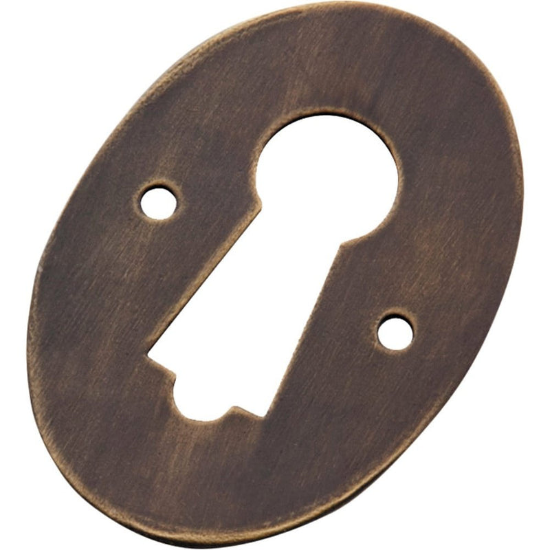 Escutcheon Pressed Antique Brass