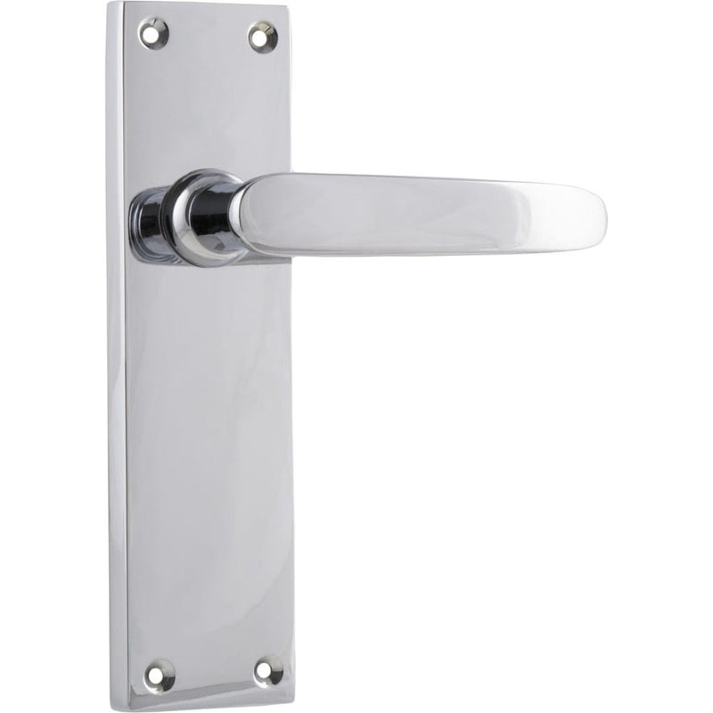 Door Lever Balmoral Latch Pair Chrome Plated