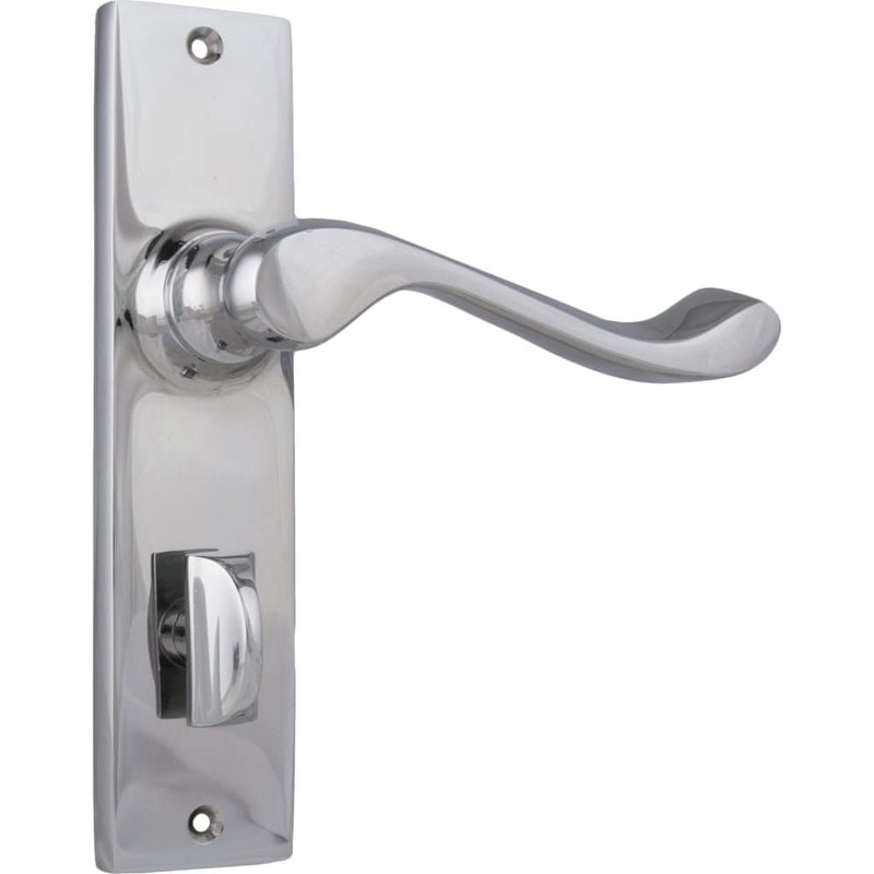 Door Lever Fremantle Privacy Pair Chrome Plated