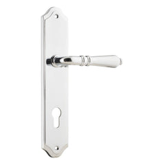 Door Lever Sarlat Shouldered Euro Polished Chrome