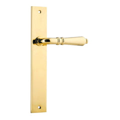 Door Lever Sarlat Rectangular Latch Polished Brass