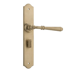 Door Lever Reims Privacy Pair Satin Brass