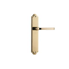 Door Lever Annecy Shouldered Latch Polished Brass