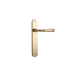 Door Lever Verona Oval Latch Polished Brass