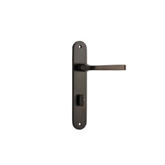 Door Lever Annecy Oval Privacy Signature Brass