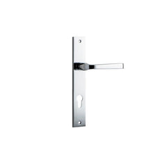 Door Lever Annecy Rectangular Euro Polished Chrome