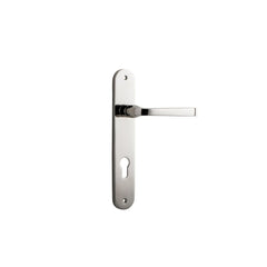 Door Lever Annecy Oval Euro Polished Nickel