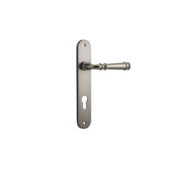 Door Lever Verona Oval Euro Satin Nickel