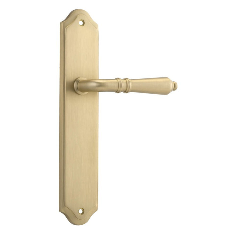 Door Lever Sarlat Shouldered Latch Brushed Brass