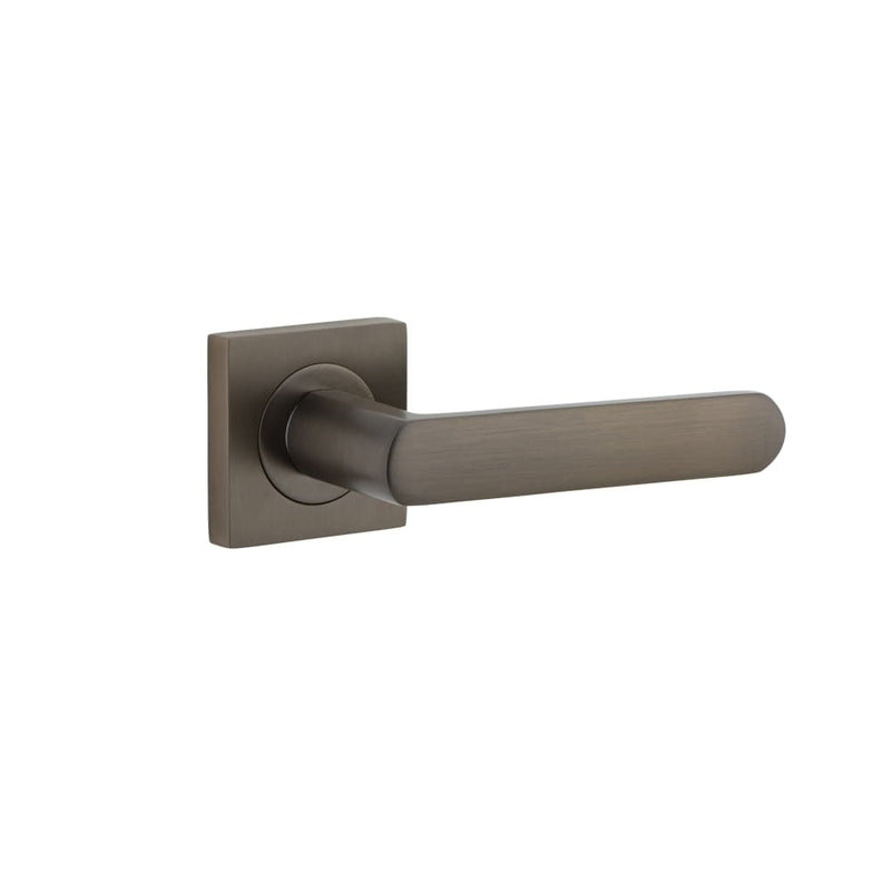 Door Lever Osaka Square Rose Signature Brass