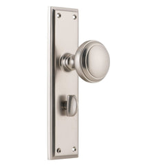 Door Knob Milton Privacy Pair Satin Nickel