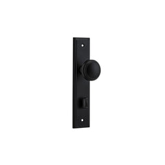 Door Knob Paddington Stepped Privacy Matt Black