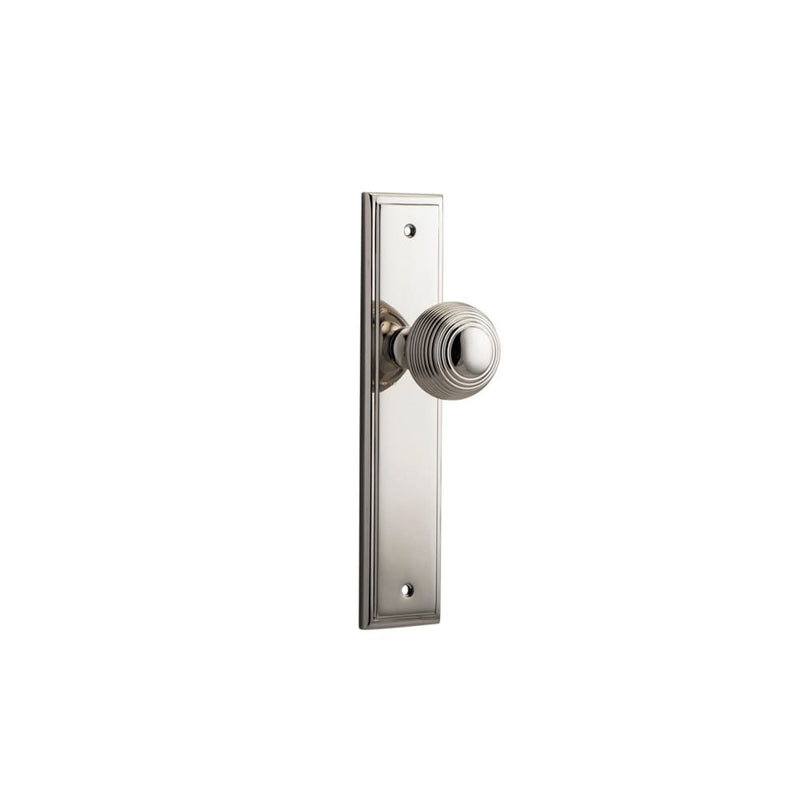 Door Knob Guildford Stepped Latch Polished Nickel