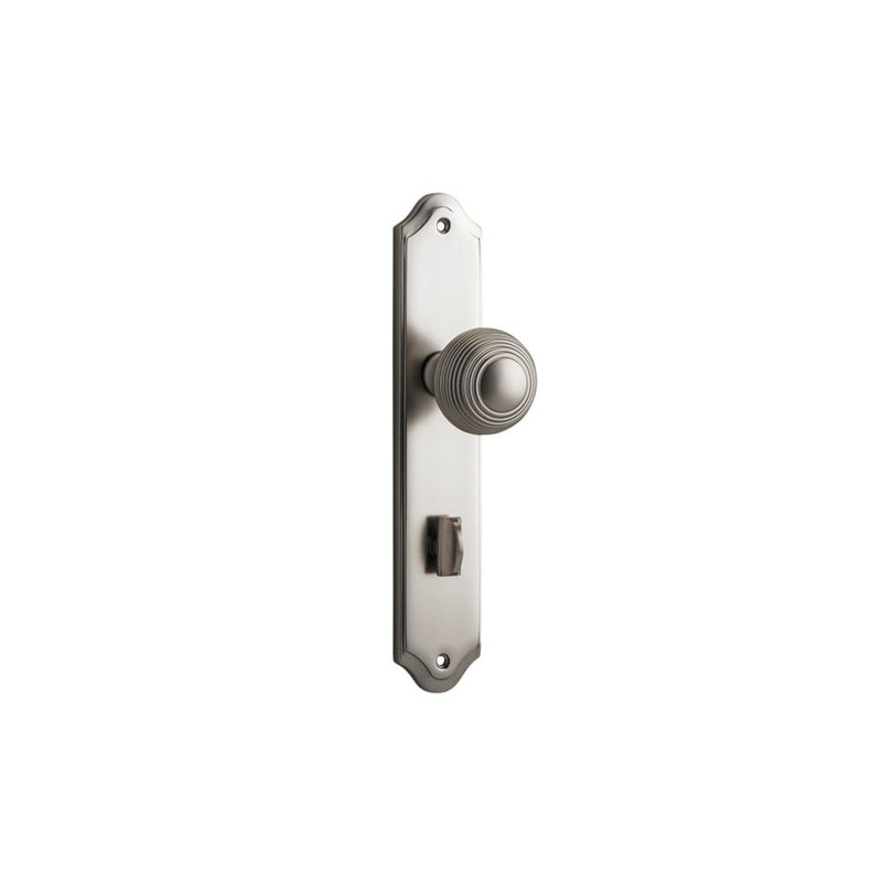 Door Knob Guildford Shouldered Privacy Satin Nickel