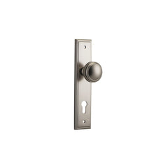 Door Knob Paddington Stepped Euro Satin Nickel