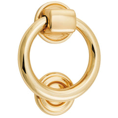 Door Knocker Ring Polished Brass